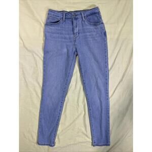 Levi's 721 Women's Jeans 28 (27x27)  High Rise Skinny Fit Ankle Light Wash